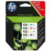 Hewlett Packard [HP] No.932XL/933XLInkjetCart HY Blk 1000pp 22.5ml/C/M/Y825pp 8.5ml Ref C2P42AE [Pack 4]