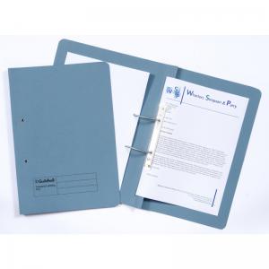 Guildhall Transfer Spring Files Heavyweight 315gsm Foolscap Blue Ref
