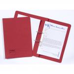 Guildhall Transfer Spring Files Heavyweight 315gsm Foolscap Red Ref 348-REDZ [Pack 50] 113957