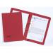 Guildhall Transfer Spring Files Heavyweight 315gsm Foolscap Red Ref 348-REDZ [Pack 50]