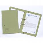 Guildhall Transfer Spring Files Heavyweight 315gsm Foolscap Green Ref 348-GRNZ [Pack 50] 113958