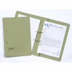 Guildhall Transfer Spring Files Heavyweight 315gsm Foolscap Green Ref 348-GRNZ [Pack 50] 113958