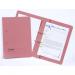 Guildhall Transfer Spring Files Heavyweight 315gsm Foolscap Pink Ref 348-PNKZ [Pack 50]