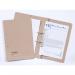 Guildhall Transfer Spring Files with Inside Pocket 315gsm 38mm Foolscap Buff Ref 349-BUFZ [Pack 25] 113963