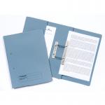 Guildhall Transfer Spring Files with Inside Pocket 315gsm 38mm Foolscap Blue Ref 349-BLUZ [Pack 25] 113964