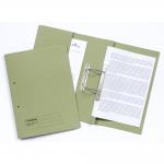 Guildhall Transfer Spring Files with Inside Pocket 315gsm 38mm Foolscap Green Ref 349-GRNZ [Pack 25] 113966