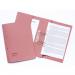 Guildhall Transfer Spring Files with Inside Pocket 315gsm 38mm Foolscap Pink Ref 349-PNKZ [Pack 25]