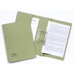 Guildhall Transfer Spring File 420gsm Front Pocket Foolscap Green 211/6002Z [Pack 25] 113973
