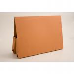 Guildhall Legal Wallet Double Pocket Manilla 315gsm 2x35mm Foolscap Orange Ref 214-ORGZ [Pack 25] 114027