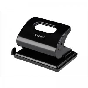 Rexel V220 Value Punch 2-Hole Metal Capacity 20x 80gsm Black Ref