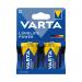 Varta Alk Longlife Power D Pack of 2 114595