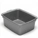 Addis Plastic Butler Large Rectangular Bowl, 12.5 Litre METALLIC 115279