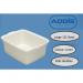 Addis Plastic LINEN Butler Large Rectangular Bowl 12.5 Litre 115295