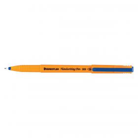 Staedtler 309 Handwriting Pen Fibre Tipped 0.8mm Tip 0.6mm Line Blue Ref 309-3 Pack of 10 118471