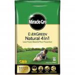 Miracle-Gro Natural 4 In1-Lawn Feed, Weed & Moss Preventor Lawn Fertiliser, 175 M2 118893