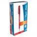 Paper Mate Flexgrip Ultra Ball Pen Medium 1.0mm Tip 0.7mm Line Red Ref S0190133 [Pack 12]