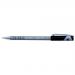 Paper Mate Flexgrip Ultra Ball Pen Fine 0.8mm Tip 0.4mm Line Black Ref S0190053 [Pack 12]