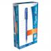 Paper Mate Flexgrip Ultra Ball Pen Fine 0.8mm Tip 0.4mm Line Blue Ref S0190093 [Pack 12]