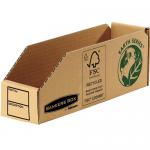 Bankers Box by Fellowes Parts Bin Corrugated Fibreboard Packed Flat W76xD280xH102mm Ref 07352 [Pack 50] 120237