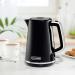 Daewoo Stirling Jug Kettle 1.7L Cordless Swivel Base 3KW Rapid Boil Black SDA2630GE 120469