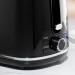 Daewoo Stirling Two Slice Toaster With Reheat Defrost and 7 Browning Functions Black 120477