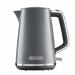 Daewoo Stirling Jug Kettle 1.7L Cordless Swivel Base 3KW Rapid Boil Grey 120485