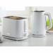 Daewoo Stirling Jug Kettle 1.7Litre Cordless Swivel Base 3KW with Rapid Boil White 120519