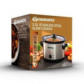 Daewoo 3.5 Litre Slow Cooker 210W Efficient Dishwasher Safe 120709