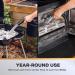Daewoo 6L Ash Vacuum Cleaner, Suitable for Log Burners, BBQs and Open Fires 121137