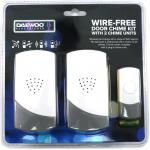 Daewoo Cordless Doorbell Chime Plug-In, White 121269