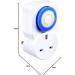 Masterplug Tms24-Mp Energy Saving Daily Mechanical Segment Timer Plug, White 122101