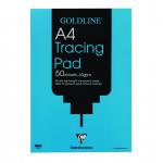 Goldline Popular Tracing Pad 63gsm Acid-free Paper 50 Sheets A4 Ref GPT2A4Z [Pack 5] 122426