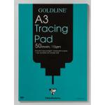 Goldline Heavyweight Tracing Pad 112gsm Acid-free Paper 50 Sheets A3 Ref GPT3A3Z [Pack 5] 122434