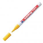 Edding 751 Paint Marker Fine Bullet Tip 1-2mm Line Yellow Ref 4-751005 [Pack 10] 122452