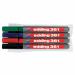 Edding 361 Marker Whiteboard Bullet Tip 1mm Line Assorted Ref 4-361-4 [Pack 4] 122494