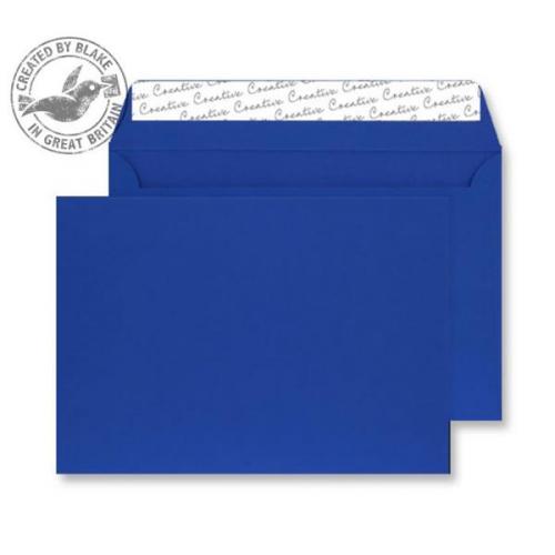 Cheap Stationery Supply of Blake Creative Senses (C5) 140g/m2 Peel and Seal Wallet Envelopes (Blue Velvet) Pack of 20 44V644 Office Statationery