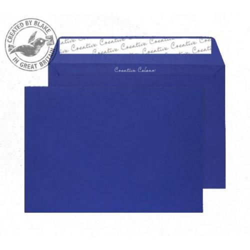 Cheap Stationery Supply of Blake Creative Colour (C5) 120g/m2 Peel and Seal Wallet Envelopes (Victory Blue) Pack of 25 45343 Office Statationery