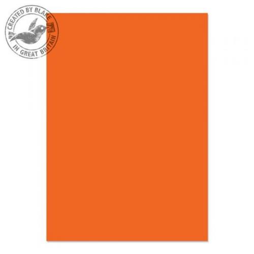 Cheap Stationery Supply of Blake Creative Colour (A4) 120g/m2 Paper (Pumpkin Orange) Pack of 50 86405 Office Statationery