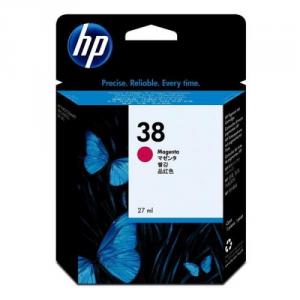 Hewlett Packard HP 38 Magenta Pigment Ink Cartridge with Vivera Ink