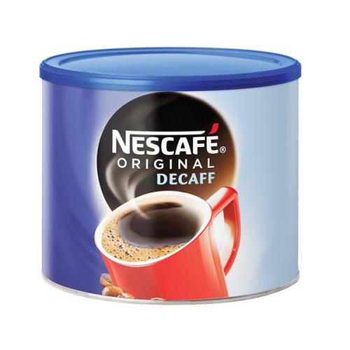 Nescafe Original Instant Coffee Decaffeinated 500g Tin 12315569