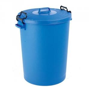 Dustbin with Blue Lid 110 Litres