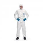 Tyvek DuPont XPert Hooded Coverall Type 5/6 Small (White) 382104901