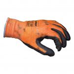 Polyco Safety Gloves PU Coated Size 8 Orange/Black [Pair] Ref MOP/08 124856