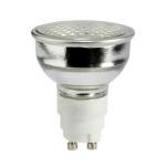 The photograph captures a group of GE Lighting Tungsram Light Bulbs. They are 39 watts and have a GX10 Mirrored Reflective coating. The bulbs are dimmable and emit 2200 lumens. The packaging states that they have a constant color and are energy efficient (EEC-A). The product has a leadtime of up to 10 days.