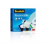 Scotch Removable Magic Tape 19mm x 33m REF 8111933 125633