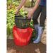 Red Gorilla 38L Large Flexible 2-Handled Recycled Tub, Red 126110