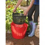 Red Gorilla 38L Large Flexible 2-Handled Recycled Tub, Red 126110