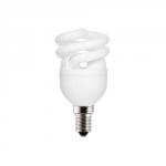 Tungsram 8W T2 Heliax E14 Spiral Fluo Bulb Screw Fit 470lm EEC-A ExtWrmWht Ref85637 *Upto 10Day Leadtime*