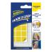 Sellotape Removable Hook & Loop Sticky Pads Self-adhesv Supplied on Sheets 20x20mm Ref 2055468 [Pack 24] 