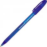 The photograph showcases a pack of 12 Paper Mate ComfortMate Ultra Fresh Ballpoint Pens in the color blue. The pens are capped and have a sleek design, with a comfortable grip for easy writing. Each pen is filled with high-quality ink, perfect for any writing task. The image captures the vibrant blue color of the pens and the recognizable Paper Mate logo. The packaging is simple yet eye-catching, making it easy to spot on a store shelf.